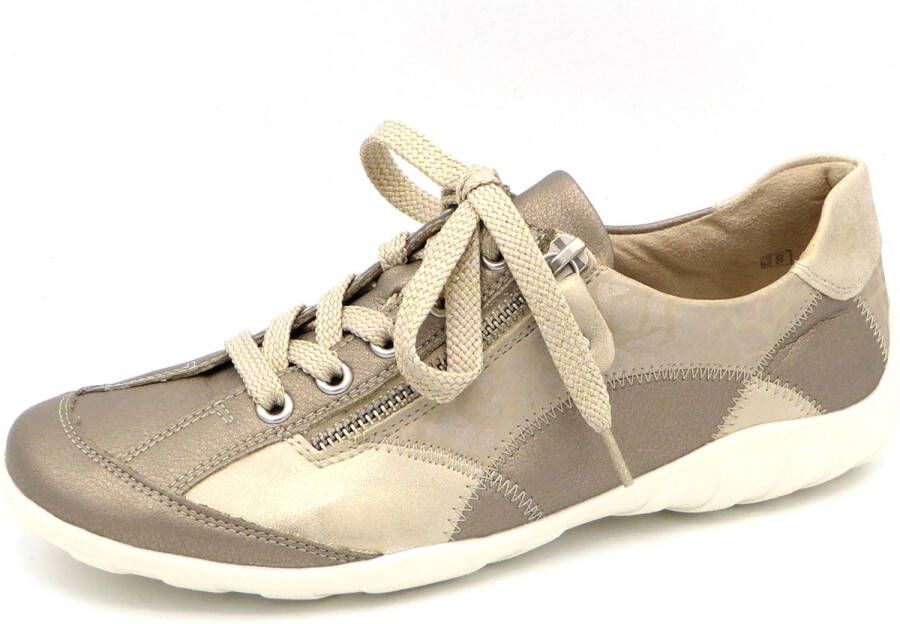 Remonte Dames Sneaker R3405 91 Metallic Beige