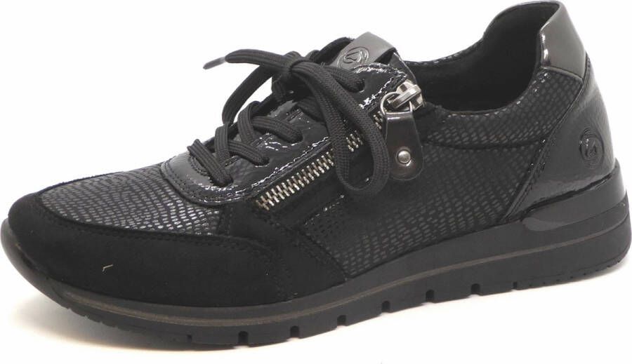 Remonte Dames Sneaker R6700-02 Zwart Combi