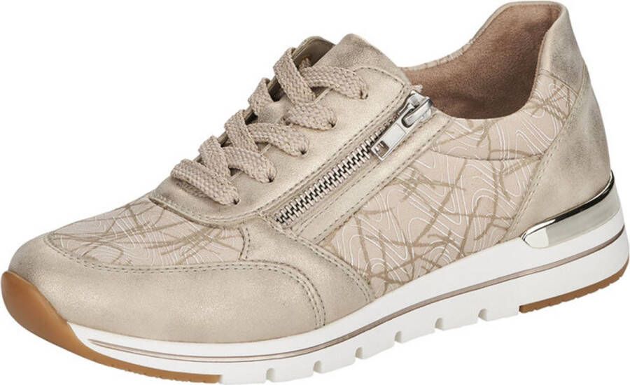 Remonte Dames Sneaker R6700-60 Beige Print