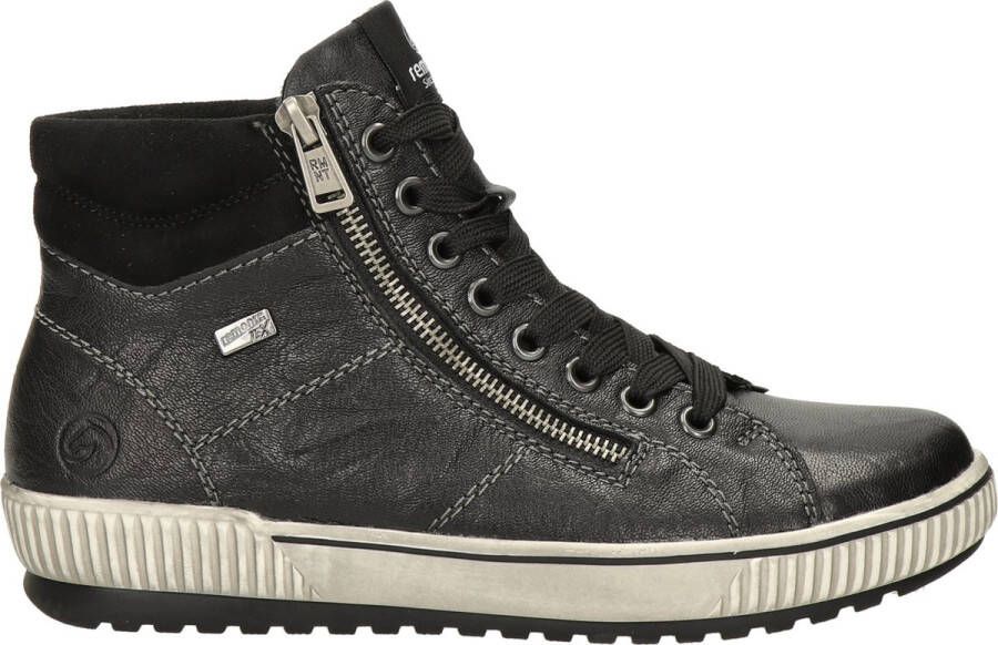 Remonte Zwarte Comfortabele Veterschoenen Black Dames