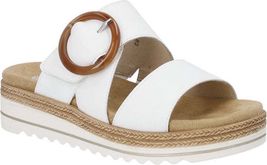 Remonte Slippers sleehak zomerschoen pantoffels met decoratieve gesp