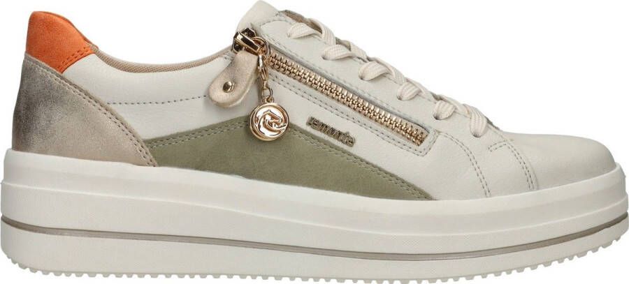 Remonte Beige Platform Sneaker met Verwijderbare Binnenzool Multicolor Dames