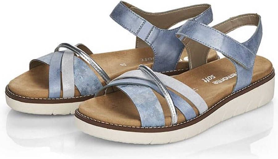 Remonte Sandalen sleehak zomerschoen sandalette met uitneembare zachte inlegzool