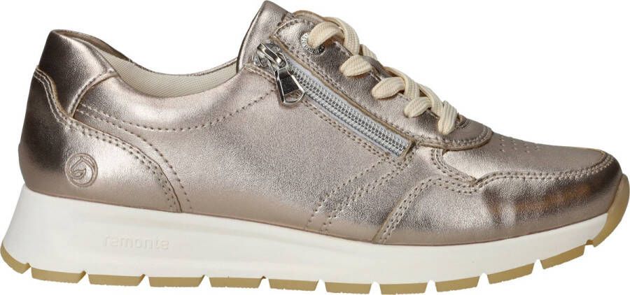 Remonte Sneakers goud Synthetisch