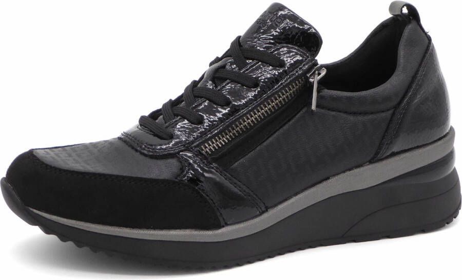 Remonte Sneakers Laag Veterschoenen Laag zwart