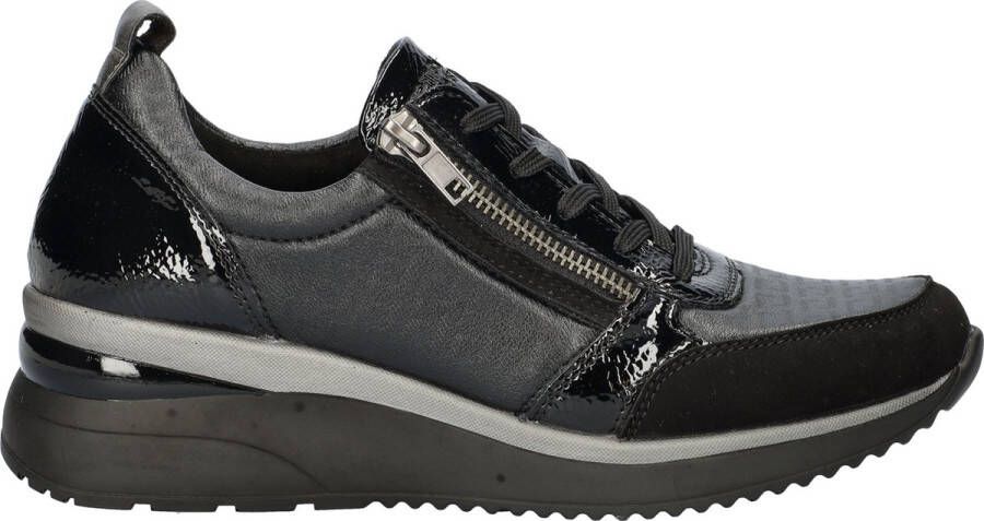 Remonte Sneakers Laag Veterschoenen Laag zwart