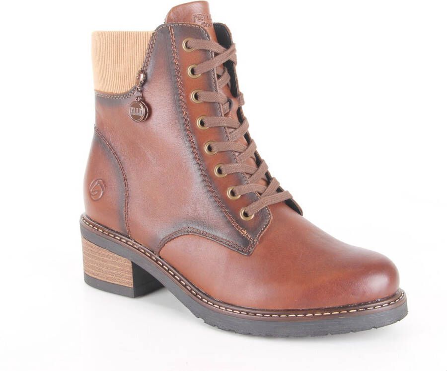 Remonte Stoere Bruine Veterboot voor Dames Brown Dames