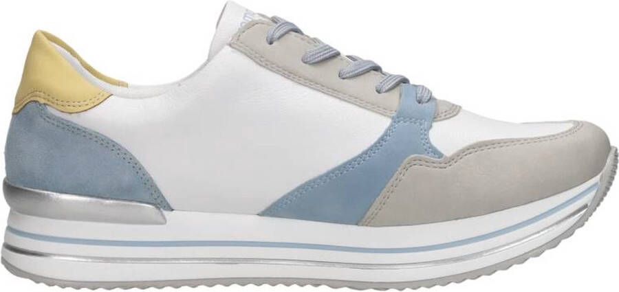 Remonte Lente sneaker met frisse accenten Multicolor Heren