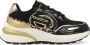 Replay Athena JR 10 chunky sneakers zwart goud Meisjes Synthetisch Meerkleurig 37 - Thumbnail 2