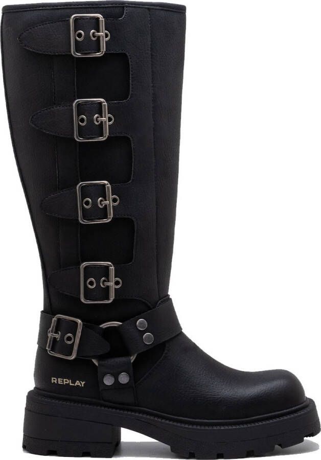 Replay Brigitte Multi Boots RL680006S-0003 Zwart