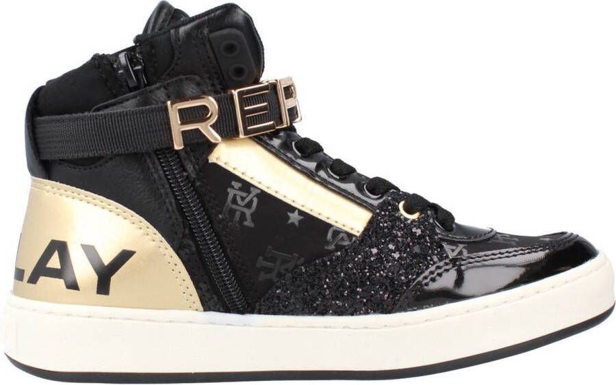 Replay High top sneakers met ritssluitingen