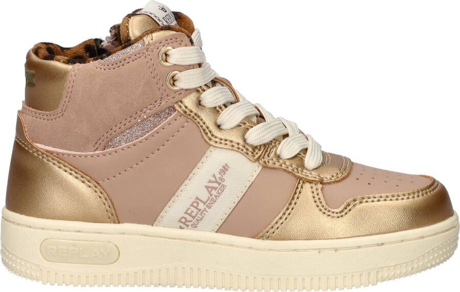 Replay Epic Jr Boot Girl 4 Sneakers Meisjes Rosegoud