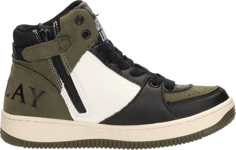 Replay Epic JR Mid Boy 4 Sneakers Hoog groen