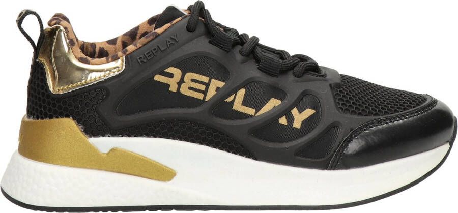 Replay Maze JR 5 JS540008S-0006 Zwart Goud - Foto 1