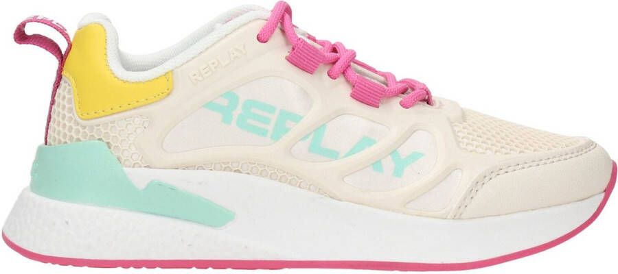 Replay Maze JR Sneakers Laag beige