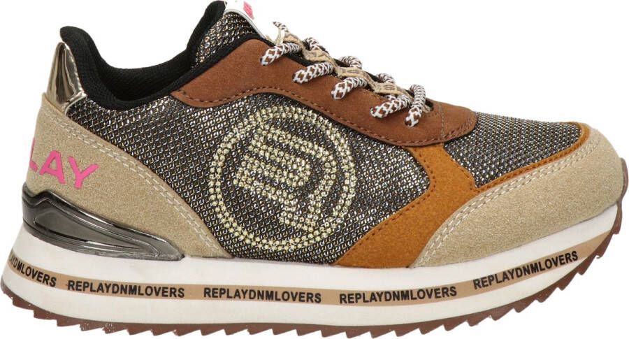 Replay Penny Jr. meisjes sneaker Beige multi