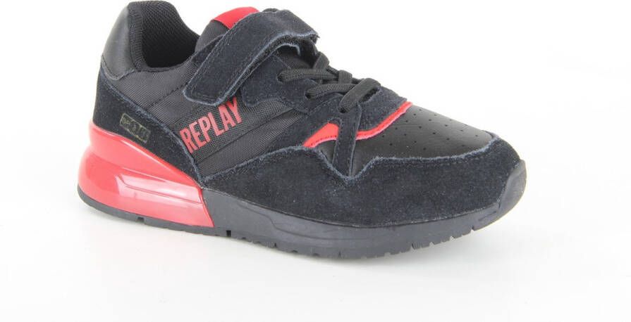 Replay sneakers zwart rood Jongens Synthetisch Logo 38 - Foto 2