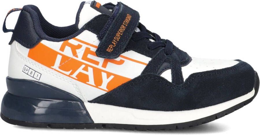 Replay Shoot Jr12 Sneakers Jongens Blauw