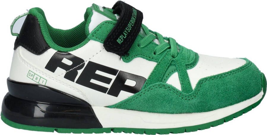 Replay Shoot Jr8 Lage sneakers Jongens Groen