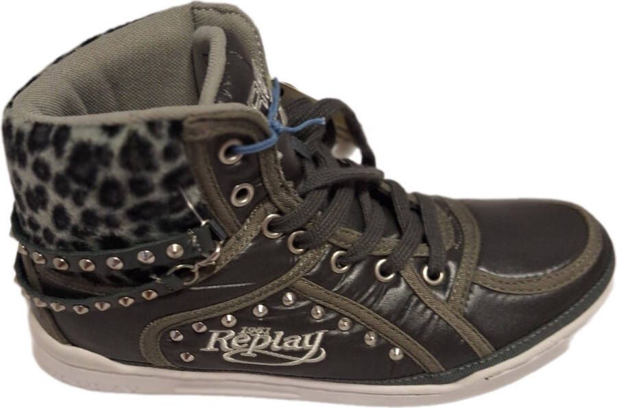 Replay -SNEAKER-THELMA-LEER-DRK GREY