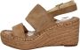 Replay Susan Micro Met Sandalen Touwzool beige - Thumbnail 1