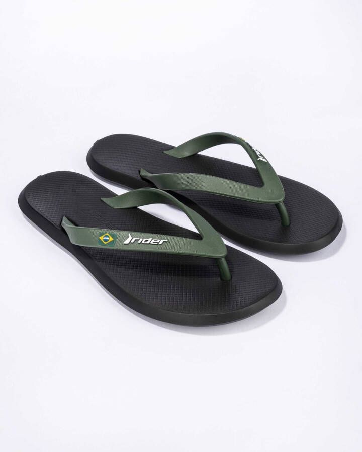 Rider Heren Slippers 10594-20754 Zwart Groen