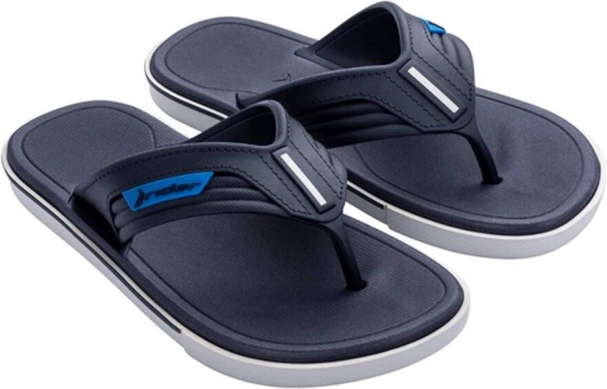 Rider Slipper Men Spin Thong Grey Blue