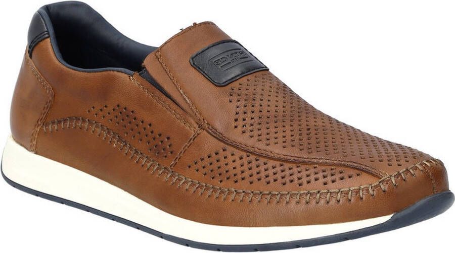 Rieker Instappers moccasin loafer comfortabele schoen met zijlijke elastieken