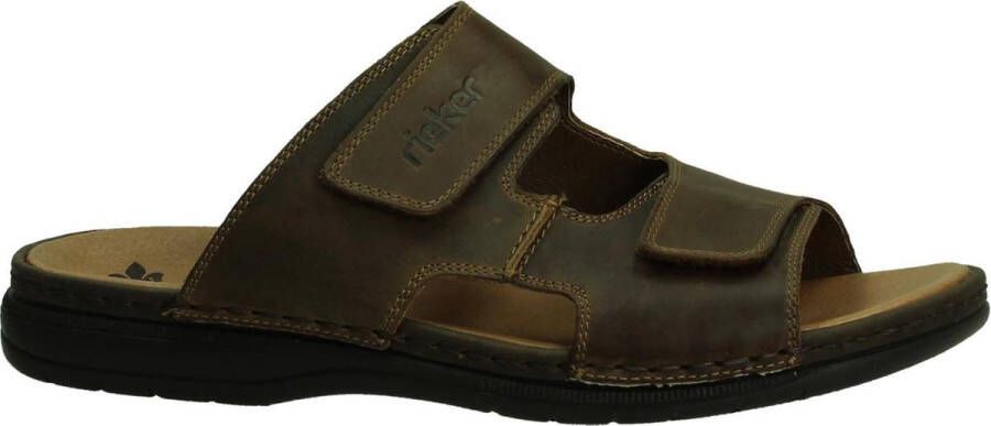 Rieker 25592 Comfort slippers Heren Bruin 25 -Tabak