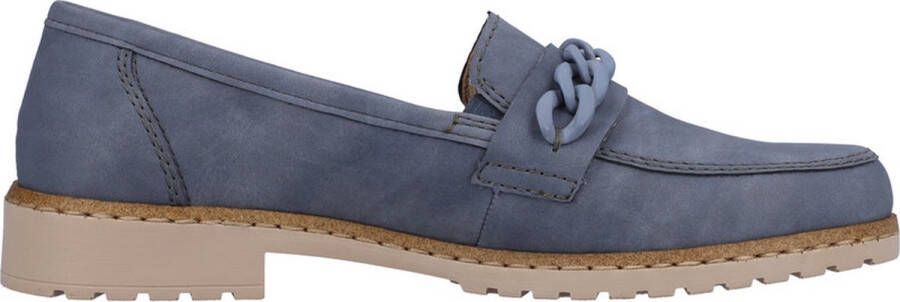 Rieker 51863-10 Mocassin jeansblauw