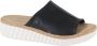 Rieker Zwarte Comfort Slipper met Voorgevormd Voetbed Black Dames - Thumbnail 1