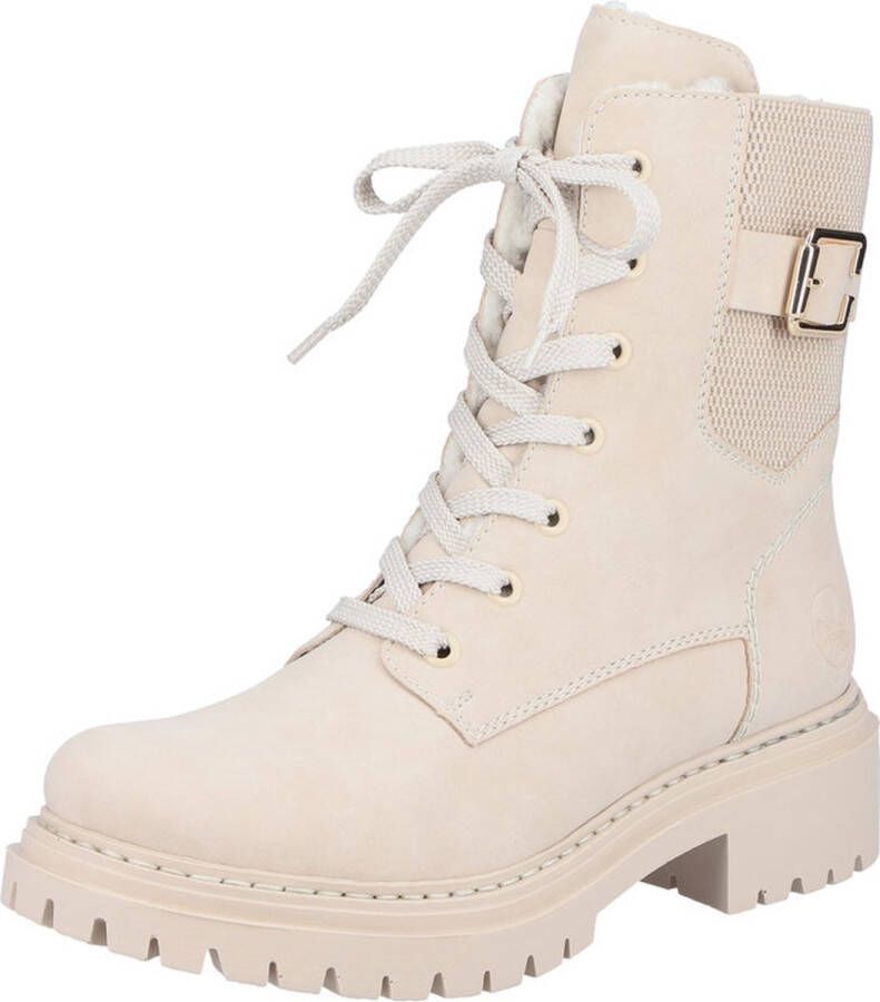 Rieker Beige Veterschoenen voor Dames Beige Dames