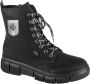 Rieker Booties X3410-00 Vrouwen Zwart Laarsjes Laarzen - Thumbnail 1