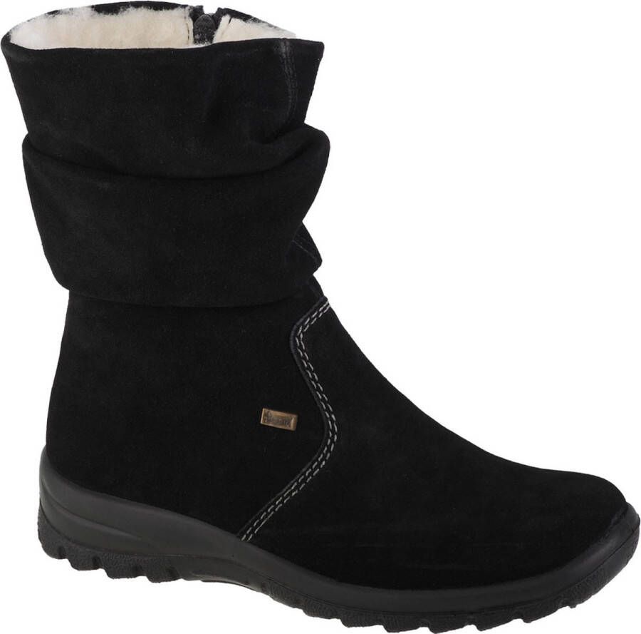 Rieker black casual closed booties Zwart Dames