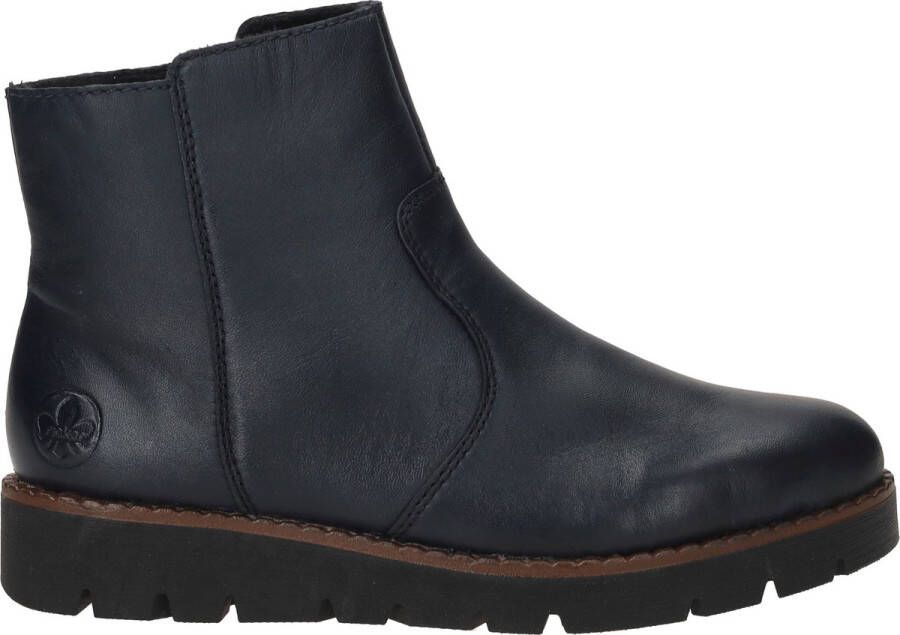 Rieker Boots zonder sluiting enkellaars casual laarzen basic laarzen met binnenrits