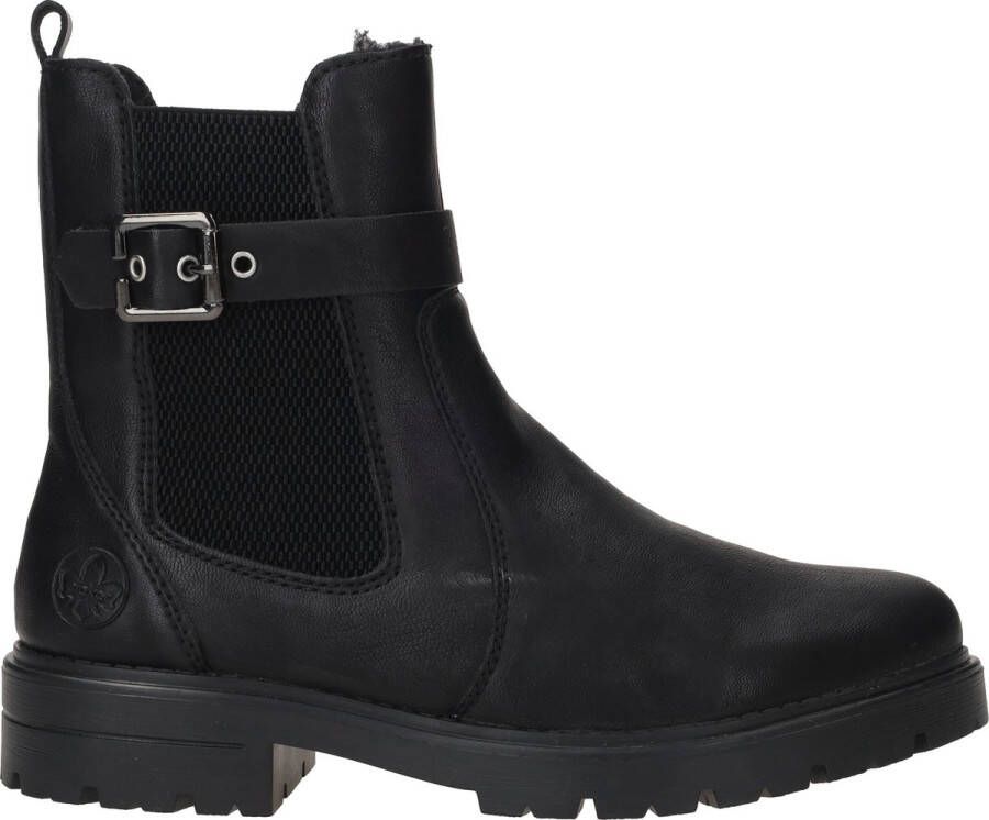 Rieker Chelsea boots zwart Synthetisch Dames