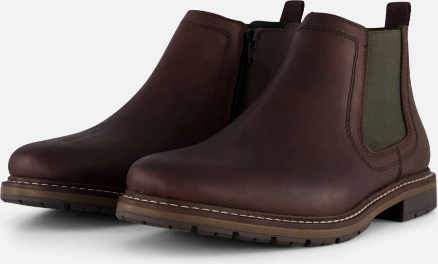 Rieker Chelsea-boots instappers business-enkellaars met stretch