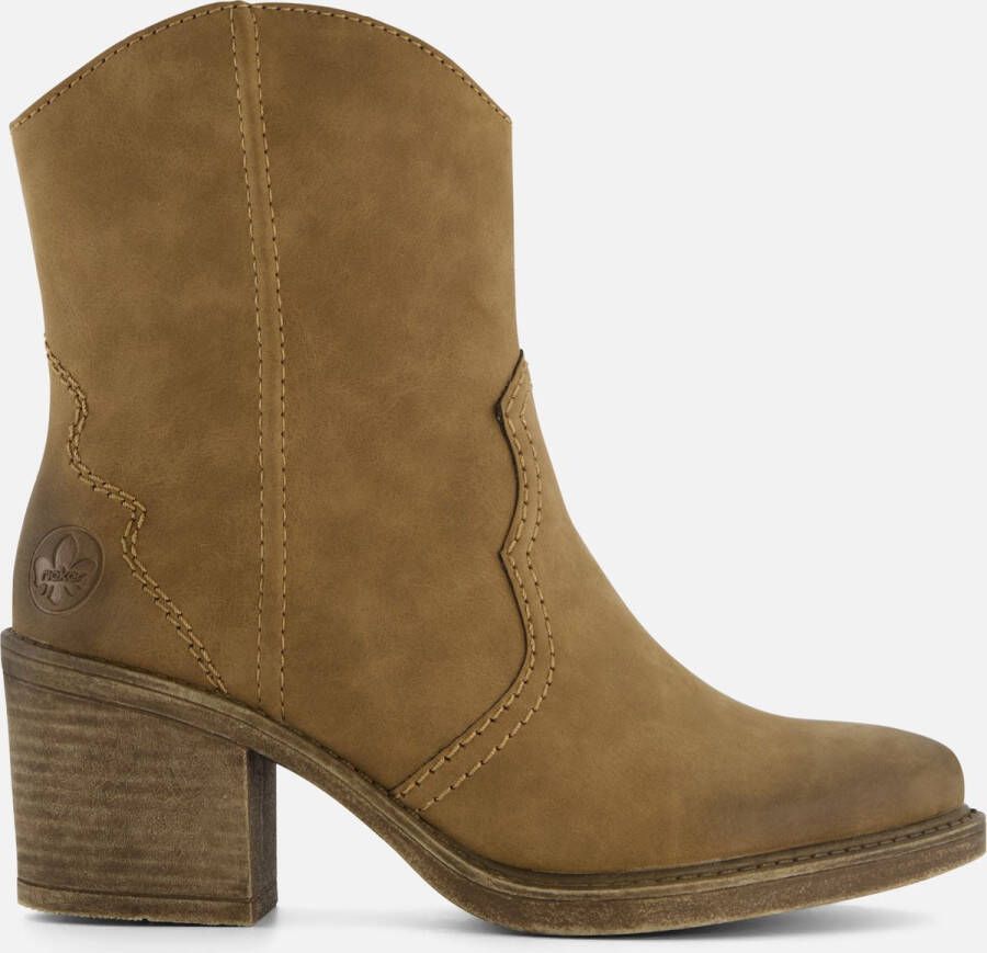 Rieker Cowboylaarzen cognac Nubuck Dames