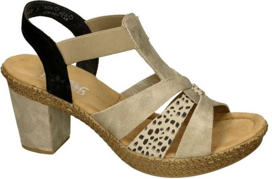 Rieker -Dames brons sandalen