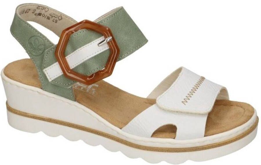 Rieker High Heel Sandals White Dames