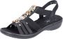 Rieker Casual Schoenen 60839 Black Dames - Thumbnail 1