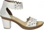 Rieker Sandalette Dames Wit Zilver - Thumbnail 1