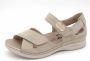 Rieker Dames Sandaal V7474-60 Beige Wijdte H - Thumbnail 4