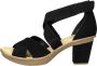 Rieker Zwarte Synthetische Hoge Hak Sandalen Black Dames - Thumbnail 2