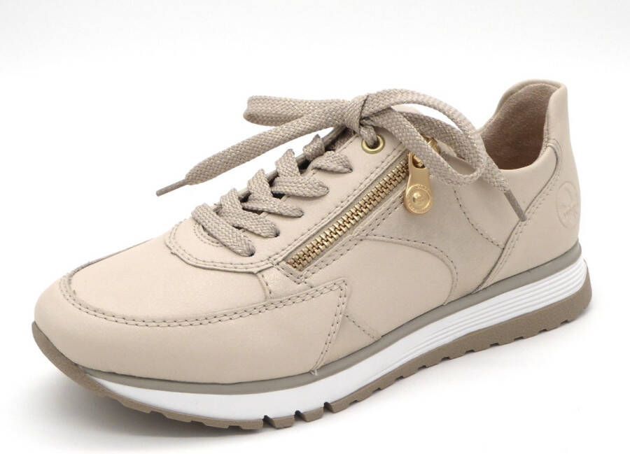 Rieker Sneaker 49010-60 Beige Verwisselbaar Voetbed