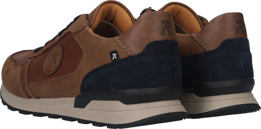 Rieker Revolution Sneaker Mannen Bruin Cognac