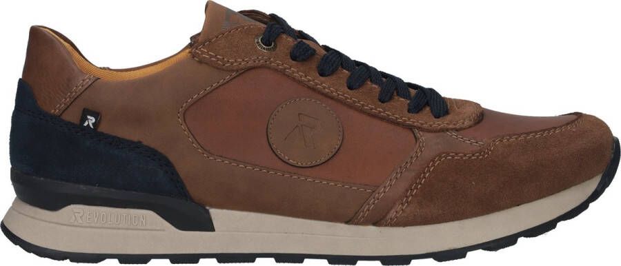 Rieker Revolution Sneaker Mannen Bruin Cognac