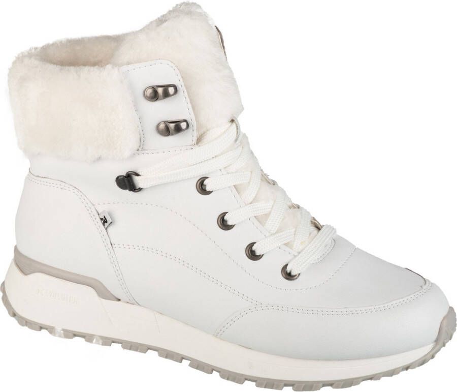 Rieker Witte Casual Enkellaarsjes voor Dames White Dames