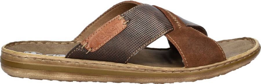 Rieker Heren Slipper 21063-20 Bruin