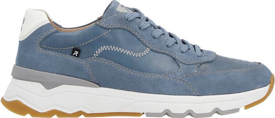 Rieker Revolution Sneaker Blauw Comfortabel Stijlvol Blue Heren - Foto 1